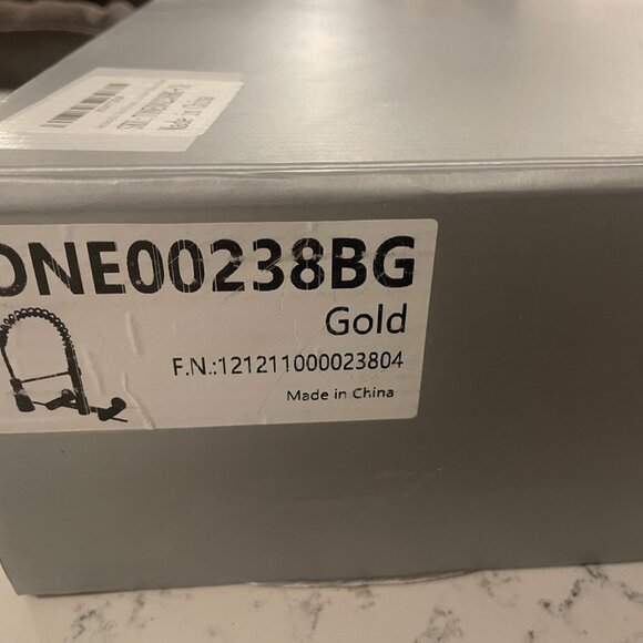 Dornberg Pull Down Kitchen Faucet - Gold 3 Function Spring TONE00238BG - Picture 5 of 11